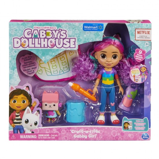 Papusa Gabby cu set de creatie Gabby's Dollhouse 