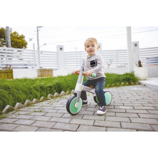 Bicicleta de echilibru verde cu 3 roti Hape