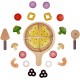 Set de joaca din lemn Hape - Pizza perfecta