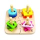 Puzzle creativ din lemn Hape 16 piese