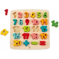 Puzzle matematica Chunky Hape 4 piese