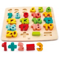 Puzzle matematica Chunky Hape 4 piese