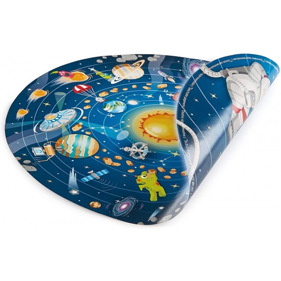 Puzzle sistemul solar 100 piese Hape