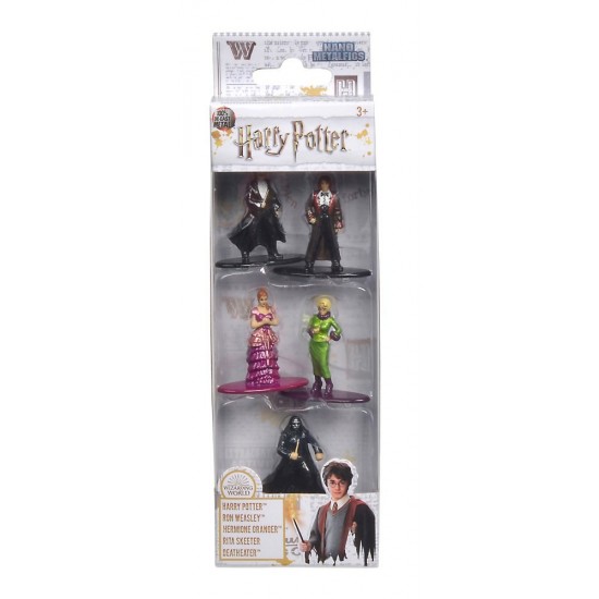 Set 5 figurine metalice Harry Potter scara 1:65