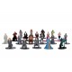 Set 20 figurine metalice Harry Potter scara 1:65