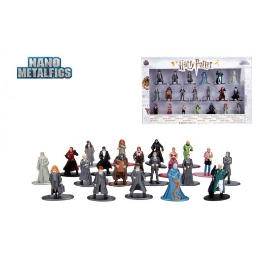 Set 20 figurine metalice Harry Potter scara 1:65