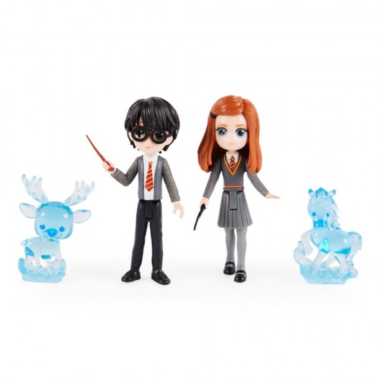 Set 2 figurine Harry Potter si Ginny Weasley