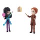 Set 2 figurine Cho si George Harry Potter Wizarding World Magical Minis 