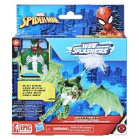 Set vehicul si figurina Green Symbiote 10 cm Spiderman