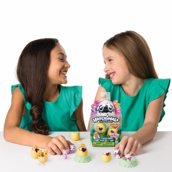 Set Hatchimals colectibil 2 ousoare si cuib S3