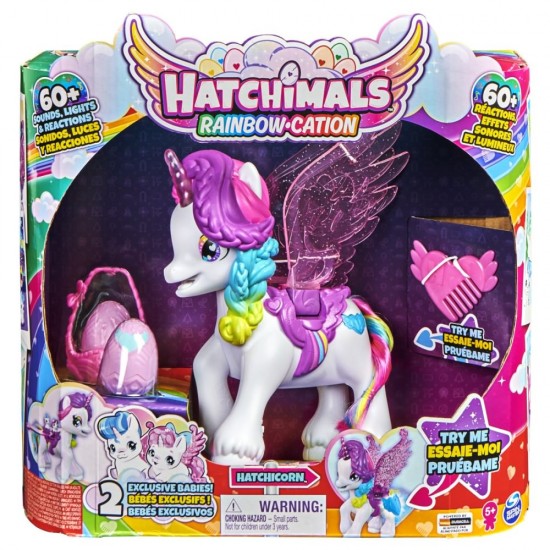 Unicorn cu aripi magice Hatchimals