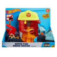 Pista de masini Hot Wheels Super Fire House