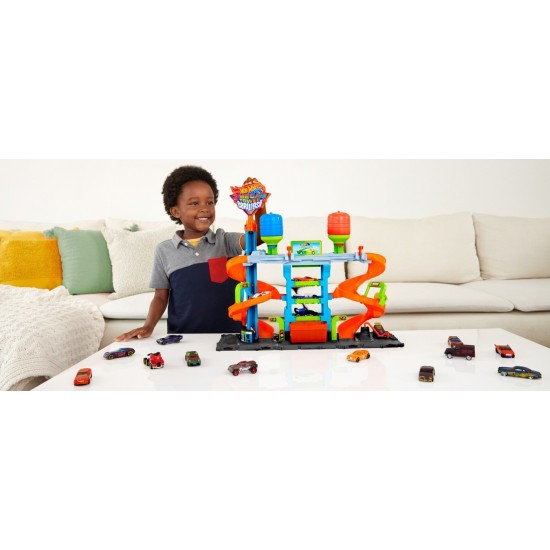 Set de joaca Mega Spalatoria Hot Wheels