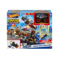Set de joaca Hot Wheels Monster Trucks Entry Challenge Arena Smashers - Provocarea Smash Race