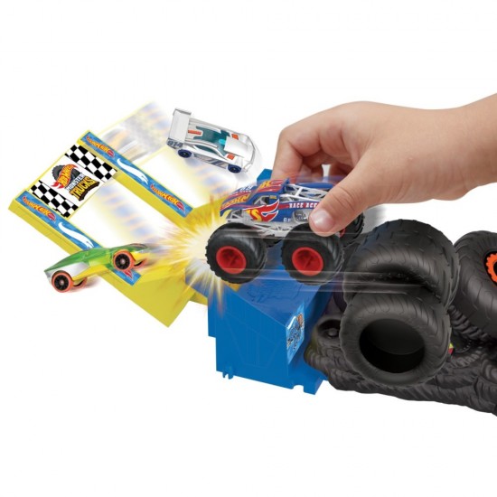 Set de joaca Hot Wheels Monster Trucks Entry Challenge Arena Smashers - Provocarea Smash Race