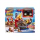 Set de joaca Hot Wheels Monster Trucks Entry Challenge Arena Smashers - Provocarea Fire Crash