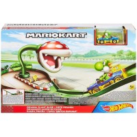 Pista Mario Kart planta Piranha Hot Wheels 