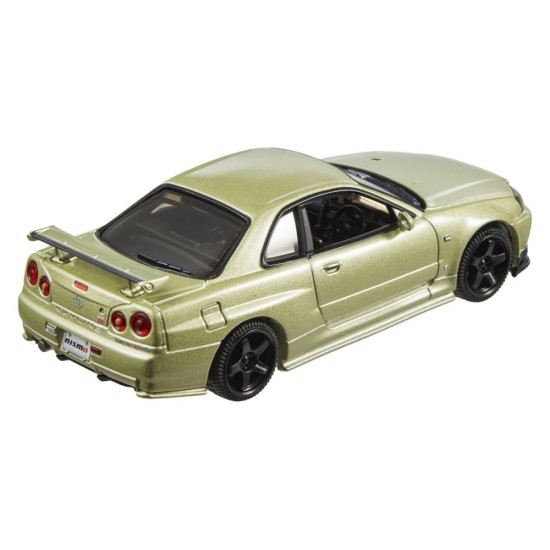 Masinuta metalica Nissan Skyline GT-R scara 1:43 Hot Wheels Premium Real Riders 