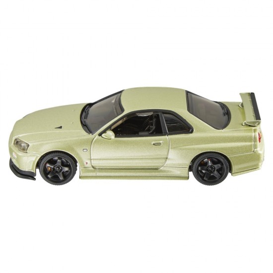 Masinuta metalica Nissan Skyline GT-R scara 1:43 Hot Wheels Premium Real Riders 