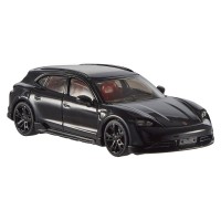 Masinuta metalica Porsche Taycan Turbo S Cross Turismo scara 1:43 Hot Wheels Premium Real Riders 