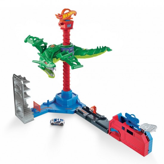 Set de joaca Hot Wheels - Atacul Dragonului