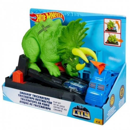 Set de joaca Hot Wheels - Dinozaurul furios