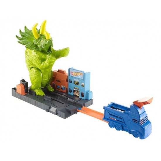 Set de joaca Hot Wheels - Dinozaurul furios