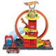 Statia de pompieri Super Loop Hot Wheels 