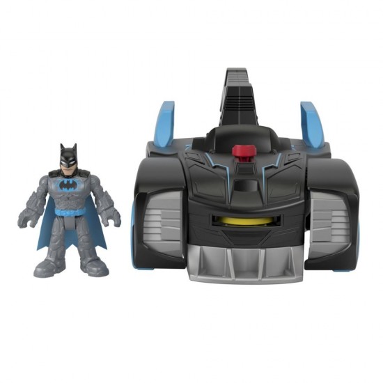 Vehicul cu figurina Bat-Tech Batmobil Imaginext DC Super Friends 