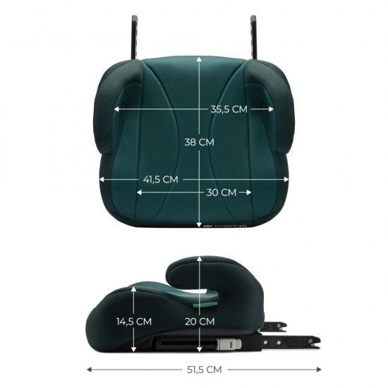 Inaltator auto Kinderkraft Boost I-Size 135-150 cm Green