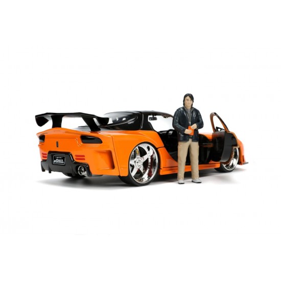 Masinuta metalica Mazda RX7 Jada Fast and Furious 19 cm