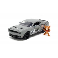 Masina metalica Dodge Challenger Hellcat scara 1:24 cu figurina Jerry