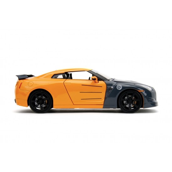Masinuta metalica Jada Naruto 2009 Nissan GT R scara 1:24 Masinuta metalica Jada Naruto 2009 Nissan GT R scara 1:24