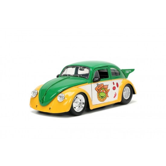 Masinuta metalica Jada Testoasele Ninja 1959 Volkswagen Drag Beetle scara 1:24