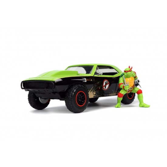 Masinuta metalica Jada Testoasele Ninja Raphael Chevy Camaro scara 1:24 Masinuta metalica Jada Testoasele Ninja Raphael Chevy Camaro scara 1:24