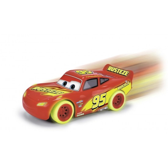 Masinuta RC Fulger McQueen Glow Racer scara 1:24