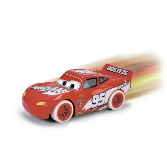 Masinuta RC Fulger McQueen Glow Racer scara 1:24