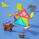Joc educational Tangram magnetic Hola Toys