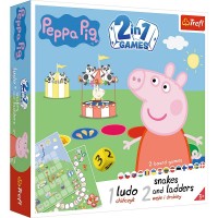 Joc Peppa Pig 2 in 1- Ludo si serpisori scari