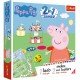 Joc Peppa Pig 2 in 1- Ludo si serpisori scari