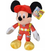 Jucarie de plus Mickey Mouse 25 cm Roadster Racers