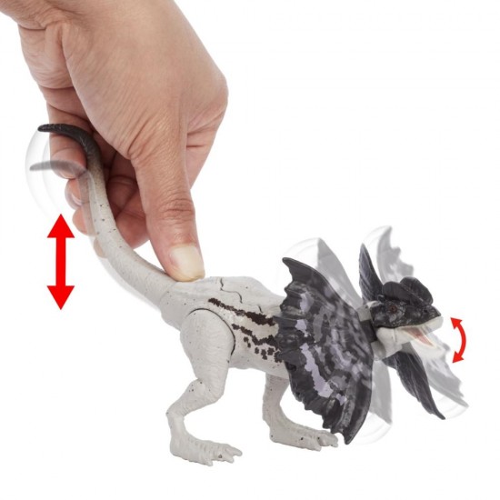 Dinozaur Jurassic World Dino Trackers Strike Attack Dilophosaurus