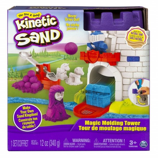 Set creativ Kinetic Sand Castelul cu Nisip si Forme
