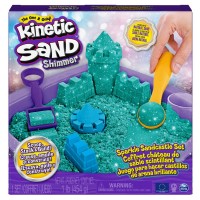 Set Kinetic Sand - Castelul stralucitor din nisip albastru