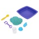 Set Kinetic Sand - Castelul stralucitor din nisip albastru