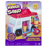 Set creativ Kinetic Sand - Masina de inghetata