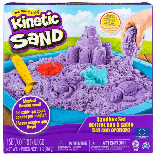 Set nisip kinetic complet mov Kinetic Sand 
