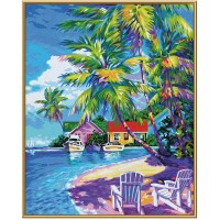 Kit pictura pe numere Schipper- Insoritul Caraibe