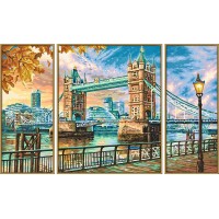 Set 3 tablouri pictura pe numere Schipper - Podul Tower
