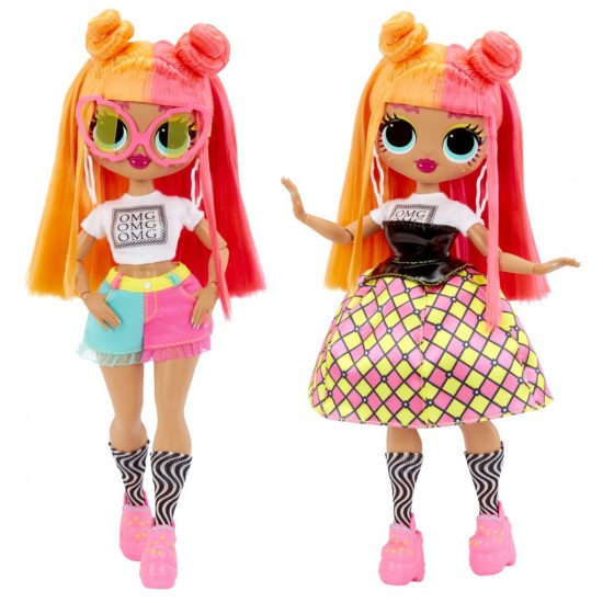 Papusa fashionista cu accesorii L.O.L. Surprise! OMG Neonlicious Papusa fashionista cu accesorii L.O.L. Surprise! OMG Neonlicious